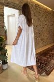 Made in Italy Kos Smock Dress White /14 =